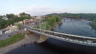 preview picture of video 'Aerial View of the Delaware River Easton PA Phillipsburg NJ DJI Phantom Quadcopter with GoPro'