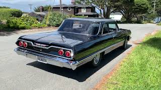 Modified 1963 Chevrolet Bel Air Driving