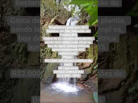 sítio maravilhoso com linda cachoeira São Sebastião do Paraíso-MG
