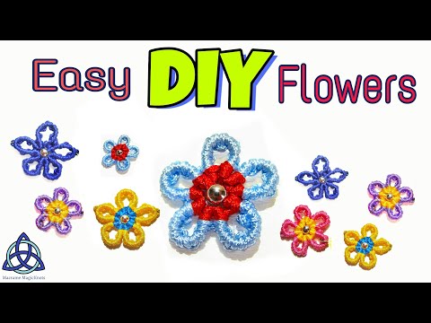 Macrame Bracelet with Beads Tutorial Easy Jewelry Making