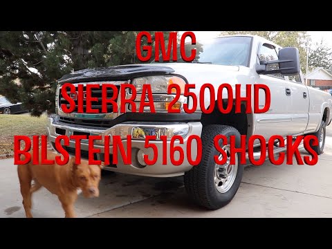 GMC Sierra 2500HD Bilstein 5160 Shocks HD 1080p