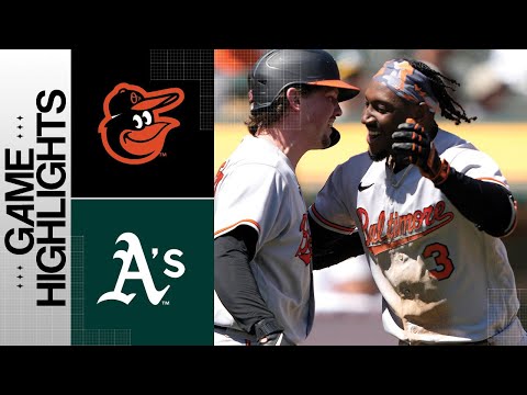 Orioles vs. Athletics Game Highlights (8/20/23) | MLB Highlights