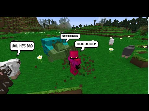 MINECRAFT:MUTANT ZOMBIE LUCKY BLOCK CHALLENGE GAMES- Minecraft Mutant Creatures Mod-Modded Mini Game