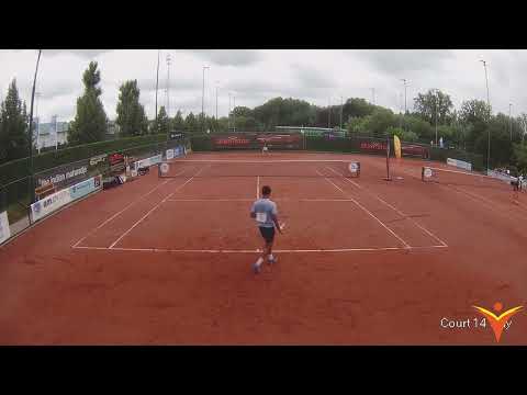 Slamstox College Tennis Showcase 2023 -  Sep de Visser vs. Jip Langerhuizen
