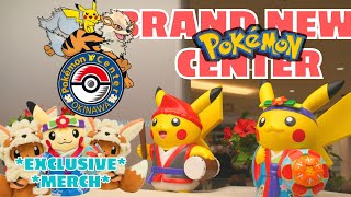 Visiting the NEWEST Pokemon Center in  Okinawa Japan! My New Favorite!! (OCT. 2022 MERCH)