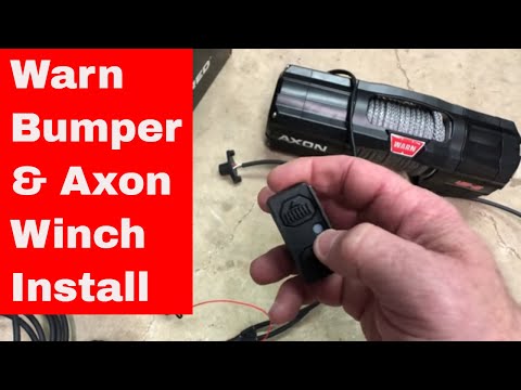 Installing a Warn Front Bumper & Warn Axon 45RC Winch on my Can-am Maverick Trail