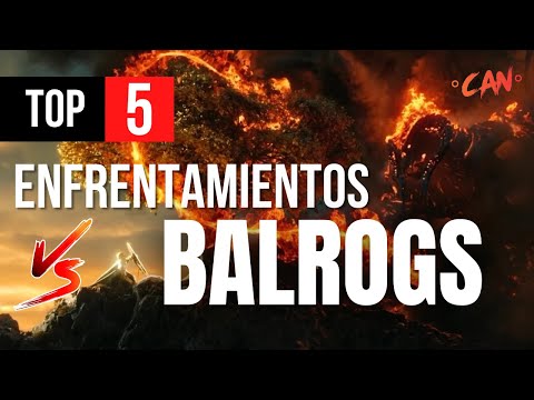 RANKING: 5 Luchas vs. BALROGS 🔥 El primero mató a CINCO demonios y SOBREVIVIÓ | #Tolkien