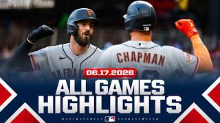Highlights from ALL GAMES on 6/17 (Corbin Carroll's go-ahead SLAM, Cubs' 7-run inning and MORE!)