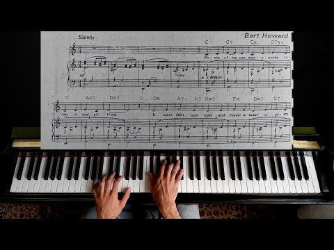 Fly Me to the Moon - Piano Tutotial | With Sheet Music
