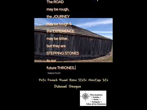 Thumbnail for Pete French Round Barn State Heritage Site - Diamond Oregon - Daily Vlog POV Walking Around Barn by Pete French