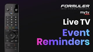 MYTVOnline2 : LiveTV - Event Reminders