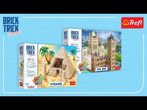 Buduj z cegły - klocki ceramiczne Brick Trick Travel