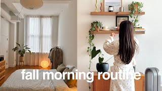 7am fall morning routine 🍂 (cozy calm mornings, realistic and productive habits)