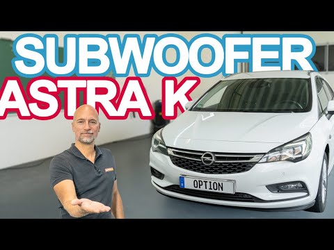 Opel Astra K | Aktiv-Subwoofer einbauen | OPTION Drive10BR-A für Reserveradmulde
