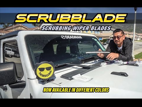 NEW SHADE BLADE SCRUBBLADE IN COLORS | How To Change Wiper Blades On Your Jeep Wrangler JL