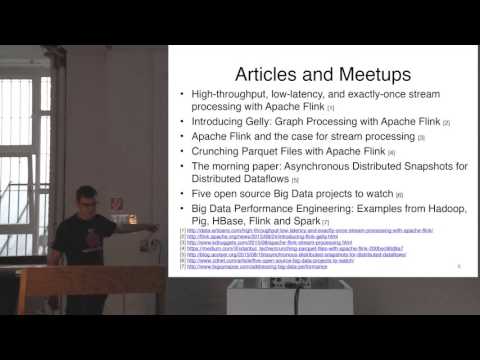 Apache Flink Meetup #10 Community Update by Robert Metzger 26.08.2015