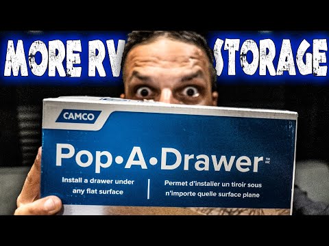 $20 RV Storage Drawers are Awesome! CAMCO DIY Install