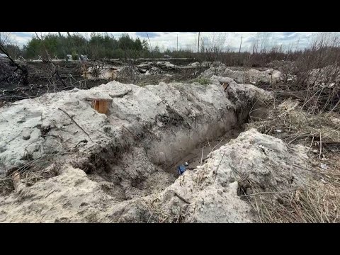 Tjernobyl: Ryska trupper grävde skyttegravar i radioaktiv jord | TV4Nyheterna | TV4 & TV4 Play