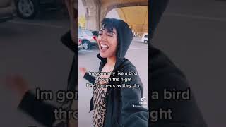 Download lagu Woman sings Chandelier under bridge #shorts mp3