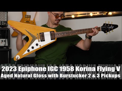 The IGC 1958 Korina V is one of the best Epiphones