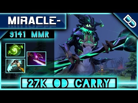 Miracle- OD ✪ 9141 MMR Carry Game