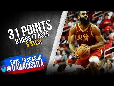 James Harden Full Highlights 2019 02 11 Mavs vs Rockets   31 Pts 8 Rebs 7 Asts 5 Stls!