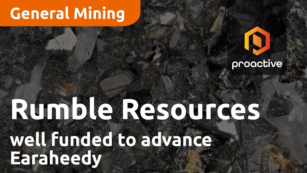 Rumble Resources well funded to advance Earaheedy with $11.1 million raise