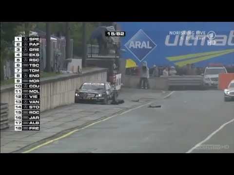 2011 DTM Norisring  Gary Paffett Unfall