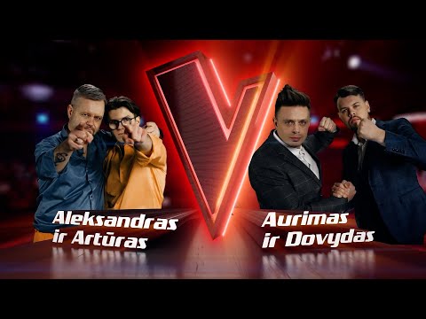 Aleksandras ir Artūras vs. Aurimas ir Dovydas - Sudeginti Tiltai | BATTLES | The Voice Lithuania
