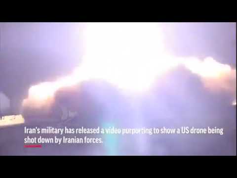 RAW ISLAMIC Iran revolutionary guard terrorists shot down USA Drone READY for WAR June 2019 Video