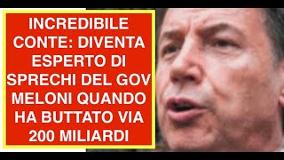 INCREDIBILE CONTE: DIVENTA ESPERTO DI SPRECHI DEL GOV MELONI QUANDO HA BUTTATO VIA 200 MILIARDI