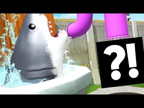 GIANT SHARK FLUSHED DOWN THE MAGIC TOILET! - Amazing Frog - Part 129 | Pungence