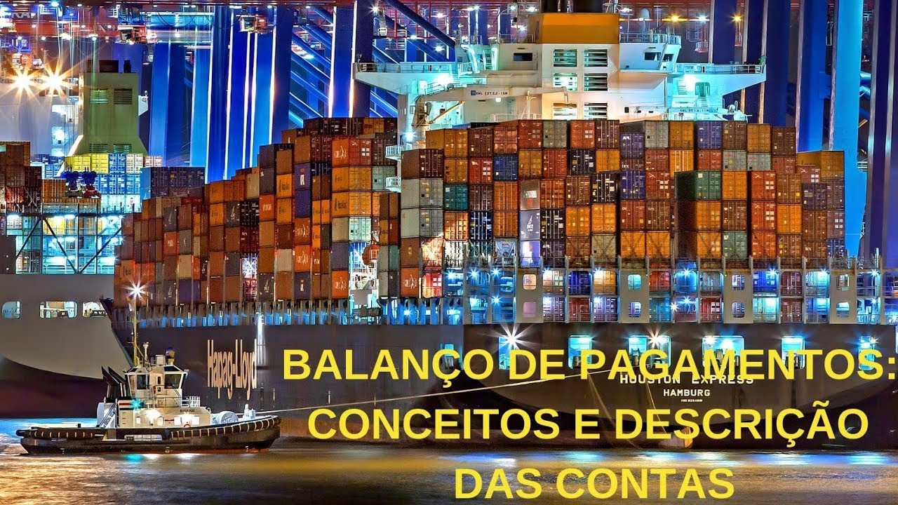 Balanço de Pagamentos - Conceito e Descrição das contas