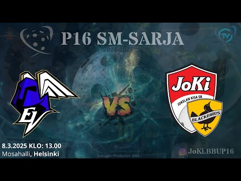 Maalikooste P16 SM EräViikingit - JoKi/BBU 8.3.2025  (SALIBANDY TV)