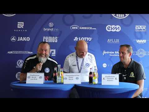 FC COSMOS - EINTRACHT TRIER (0:4) PRESSEKONFERENZ OBERLIGA SÜDWEST (RLPS)
