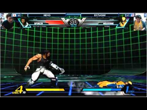 【UMVC3】Nemo vs EG Justin Wong 3/3