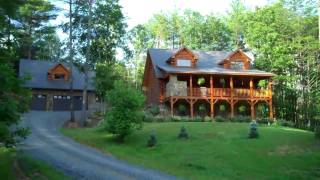 preview picture of video 'Own a Log Home on a Vineyard Estate in Murphy NC'