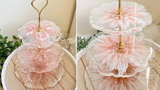 Beautiful 3 Tier Resin Cake Stand