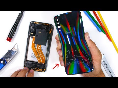 ギャラクシーA50の破断!- 中に何かヒビが入った？ (Galaxy A50 Teardown! - Did something crack inside?)