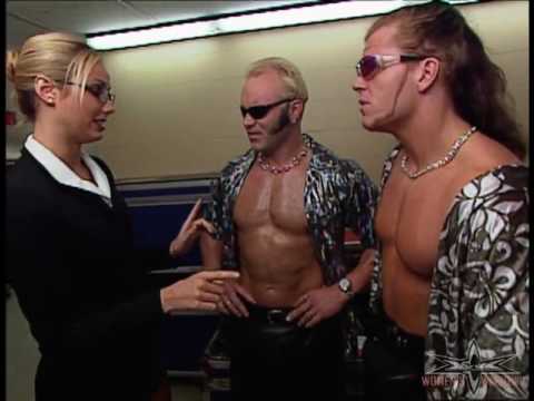 (720pHD): WCW Nitro 03/20/00 - Miss Hancock, Rave & Lane Backstage