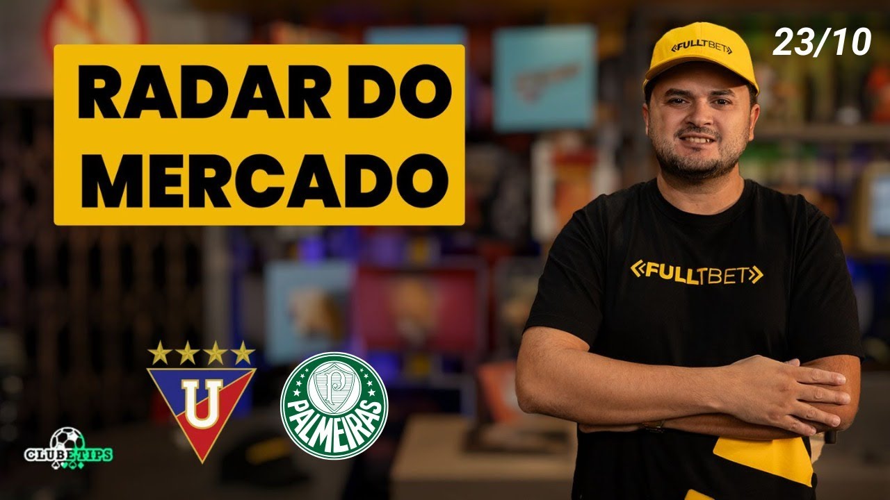 Planejamento de Apostas Esportivas | Quarta 23/10/25 | LDU X Palmeiras