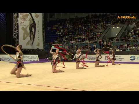Team Ukraine (UKR) 3 Ribbons + 2 Hoops + 2012 World Cup Kiev "Deriugina Cup" 2012-03-18 - HD1080