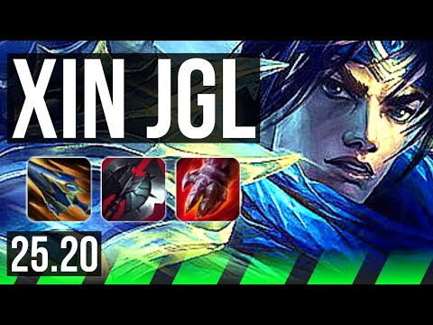XIN ZHAO vs GRAVES (JGL) | 20/1/11, Legendary | KR Master | 25.20
