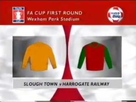 Slough Town 1-2 Harrogate Railway Athletic | FA Cup First Round - Highlights | 16 November 2002
