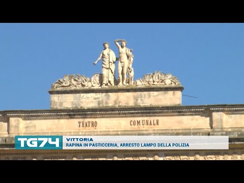 VITTORIA - RAPINA IN PASTICCERIA, ARRESTO LAMPO DELLA POLIZIA