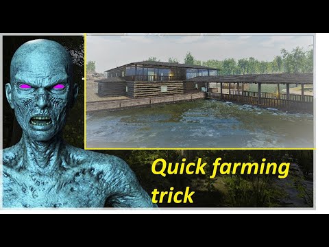 The  Infected - HOUSE BUILT OVER WATER - Quick Farming Tutorial, ideas, tips and tricks