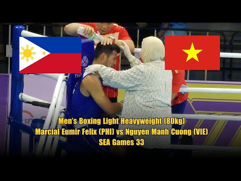 Men’s Boxing Light Heavyweight (80kg): Marcial Eumir Felix (PHI) vs Nguyen Manh Cuong (VIE)