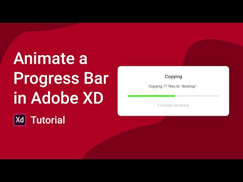 Animate progress bar in Adobe XD ✨