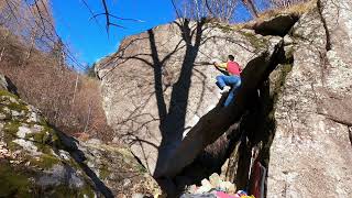 Video thumbnail de Spigolo del cuore, 7b. Val Masino