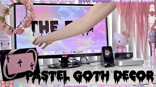 Pastel Goth Desk Decor